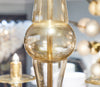 Gold-Flecked Murano Avventurina Glass Chandelier