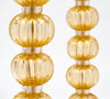 Murano “Avventurina” Gold-Flecked Glass Lamps