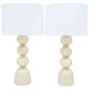 Murano Glass “Avventurina” Gold Table Lamps