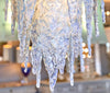 “Ghiacciolo” Murano Glass Iridescent Chandelier