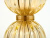Italian Murano Glass “Avventurina” Lamps