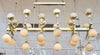 Murano Glass Chandelier with “Grigio Perla” Spheres