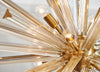 Italian Gold Murano Sputnik Chandelier