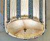 Italian Murano Glass Teal Lantern