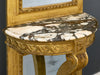 French Antique Louis XVI Style Trumeau with Console