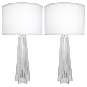 Murano Mercury Glass, Pair of Table Lamps