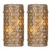 Modernist Murano Glass Stamped Sconces