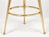 Gio Ponti Style Brass Bar Stools